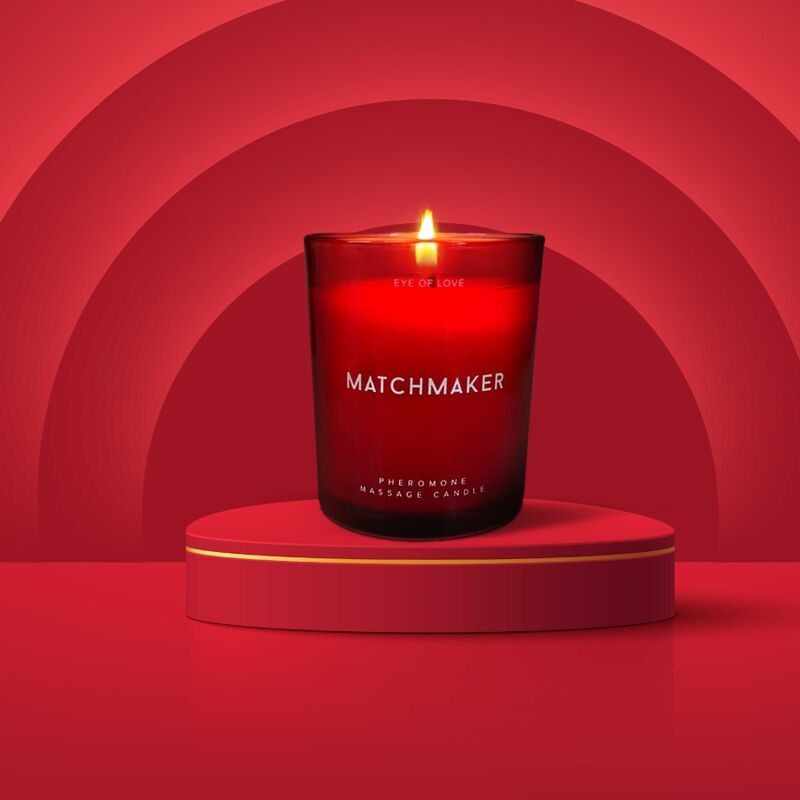 EYE OF LOVE - MATCHMAKER RED DIAMOND MASSAGE CANDLE ATTRACT HIM 150 ML - NOCTURNA DESIRES
