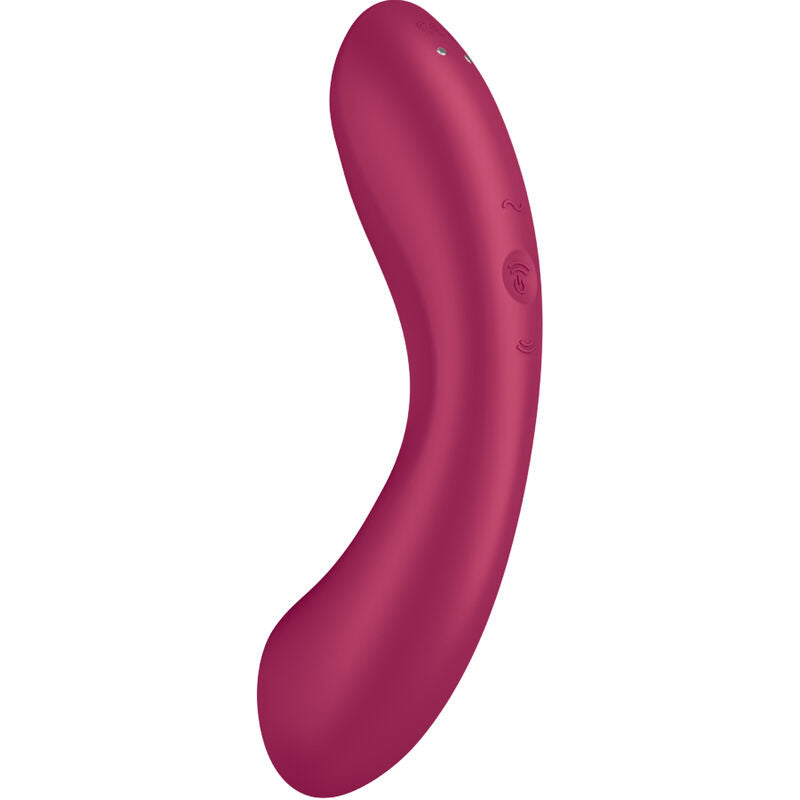 SATISFYER - CURVE TRINITY 1 AIR PULSE VIBRATION RED - NOCTURNA DESIRES