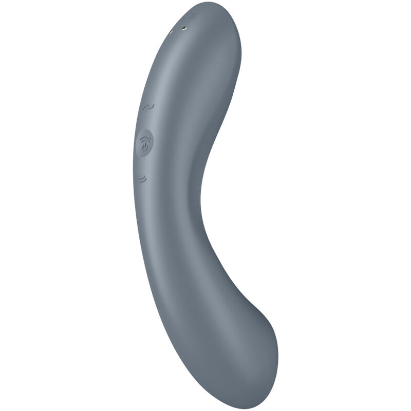 SATISFYER - CURVE TRINITY 1 AIR PULSE VIBRATION GREY - NOCTURNA DESIRES