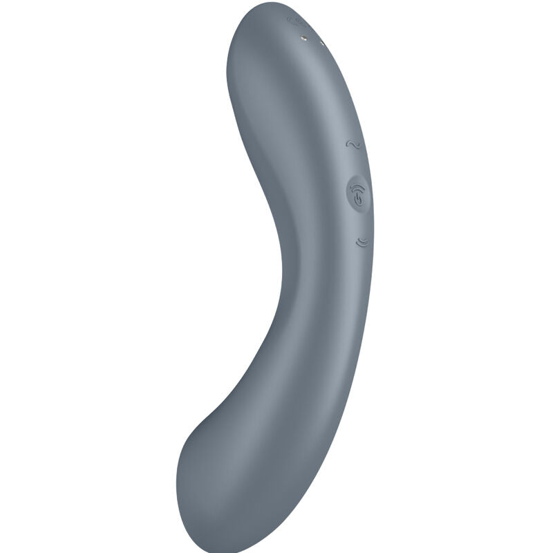 SATISFYER - CURVE TRINITY 1 AIR PULSE VIBRATION GREY - NOCTURNA DESIRES