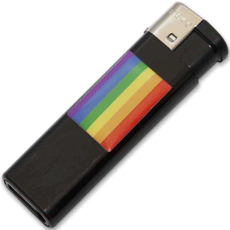 PRIDE - LIGHTER BLACK WITH LGBT FLAG - NOCTURNA DESIRES