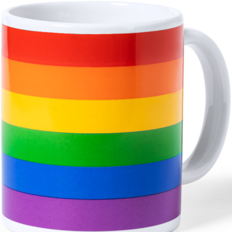 PRIDE - LGBT FLAG CUP IN INDIVIDUAL BOX KRAFT /en/pt/en/fr/it/ - NOCTURNA DESIRES
