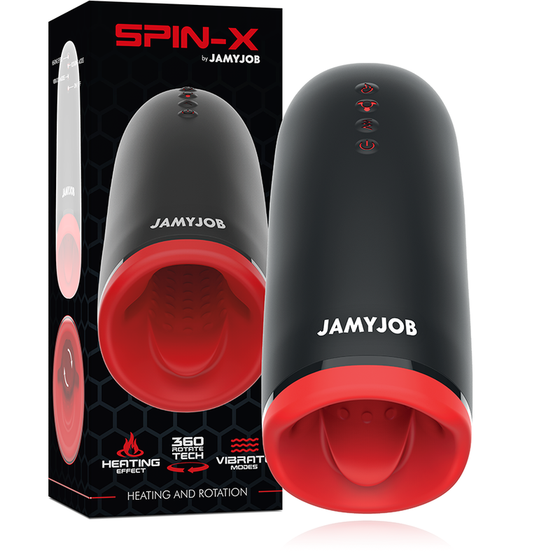 JAMYJOB - SPIN-X HEATING AND ROTATION MASTURBATOR - NOCTURNA DESIRES