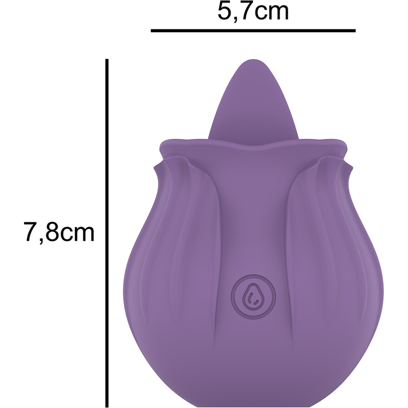 INTENSE - VIOLET CL TORIS STIMULATOR 10 VIBRATIONS LILAC - NOCTURNA DESIRES