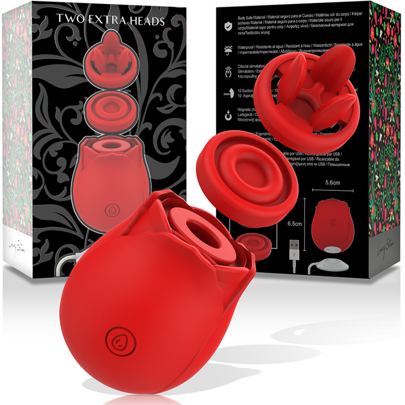 MIA - TWO HEADS CLITORAL STIMULATOR LUXURY EDITION - NOCTURNA DESIRES