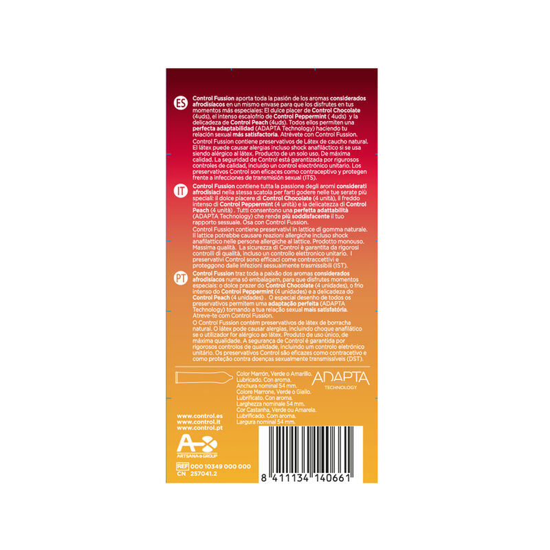 CONTROL - FUSSION CONDOMS 12 UNITS CONTROL CONDOMS  NOCTURNA DESIRES