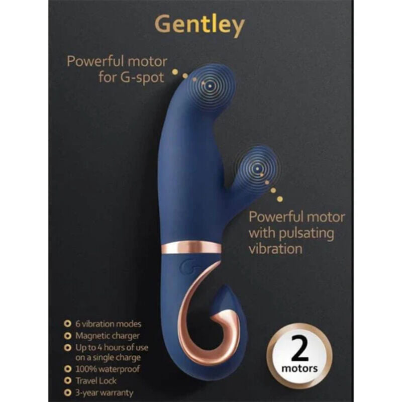 G-VIBE - GENTLEY G-SPOT VIBE CARIBBEAN BLUE - NOCTURNA DESIRES