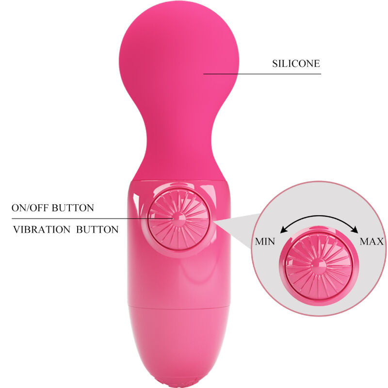 PRETTY LOVE - MAGENTA MINI PERSONAL MASSAGER - NOCTURNA DESIRES