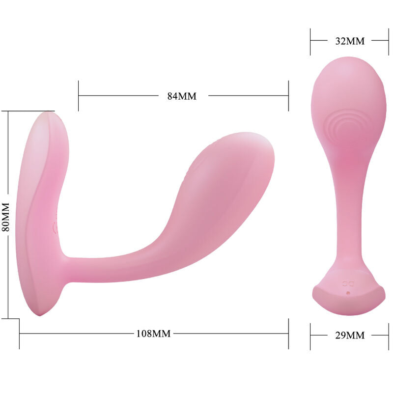 PRETTY LOVE - BAIRD G-SPOT 12 VIBRATIONS RECHARGEABLE PINK APP - NOCTURNA DESIRES