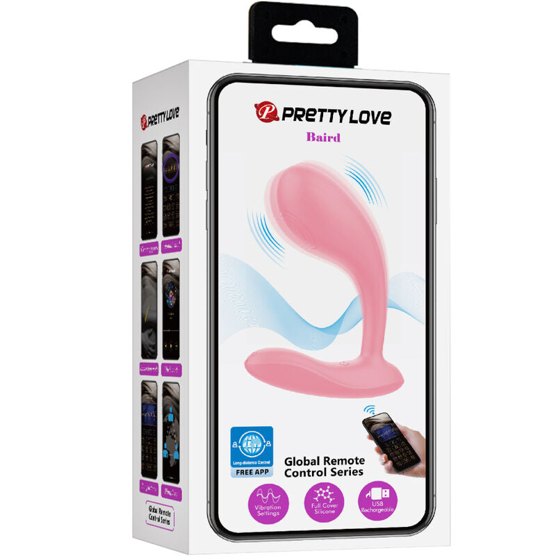 PRETTY LOVE - BAIRD G-SPOT 12 VIBRATIONS RECHARGEABLE PINK APP - NOCTURNA DESIRES