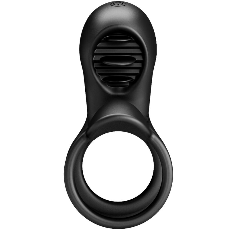 PRETTY LOVE - JAMMY PENIS SHEATH 12 VIBRATIONS WITH RECHARGEABLE SILICONE TONGUE - NOCTURNA DESIRES