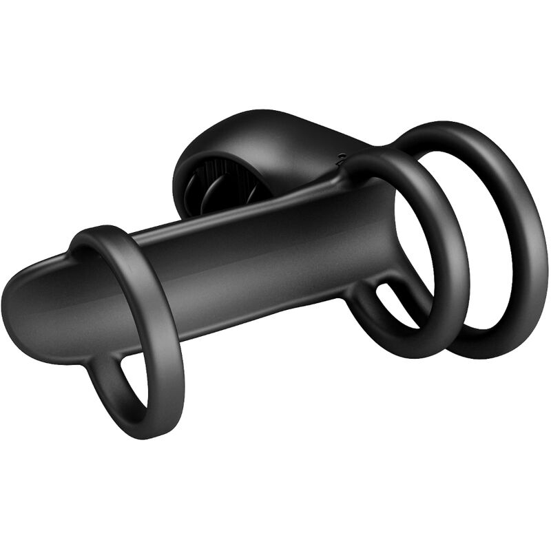 PRETTY LOVE - JAMMY PENIS SHEATH 12 VIBRATIONS WITH RECHARGEABLE SILICONE TONGUE - NOCTURNA DESIRES