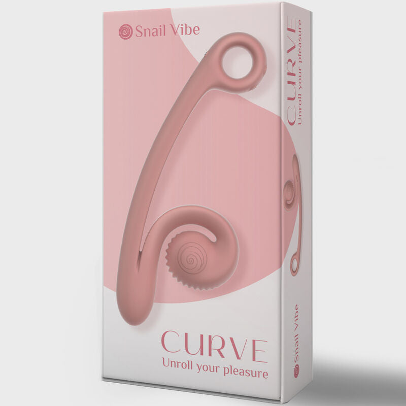 SNAIL VIBE - CURVE VIBRATOR PEACH - NOCTURNA DESIRES
