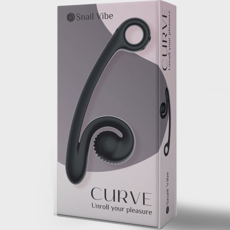 SNAIL VIBE - CURVE VIBRATOR BLACK - NOCTURNA DESIRES