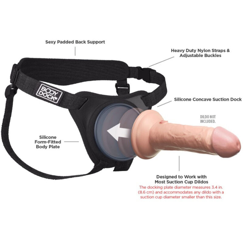 PIPEDREAMS - BODY DOCK ELITE HARNESS - NOCTURNA DESIRES