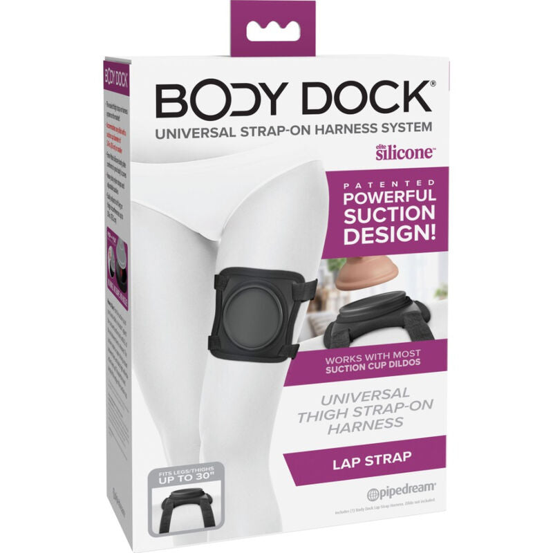 PIPEDREAMS - BODY DOCK LAP STRAP HARNESS - NOCTURNA DESIRES