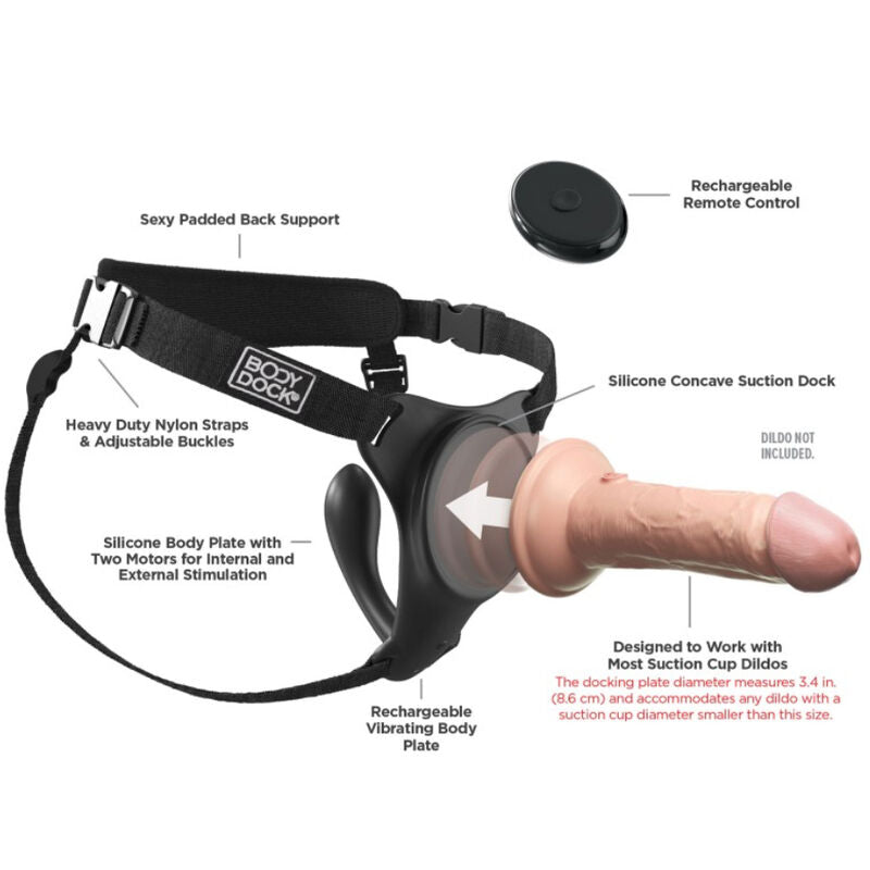 PIPEDREAMS - BODY DOCK G-SPOT PRO HARNESS - NOCTURNA DESIRES
