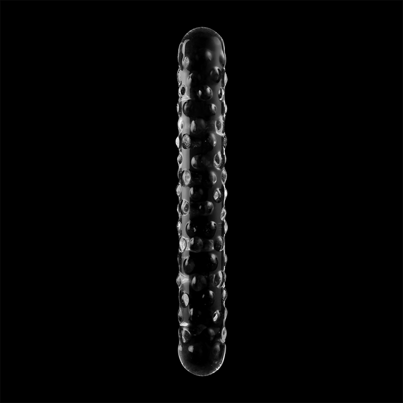 NEBULA SERIES BY IBIZA - MODEL 15 DILDO BOROSILICATE GLASS CLEAR 18.5 CM -O- 3 CM - NOCTURNA DESIRES