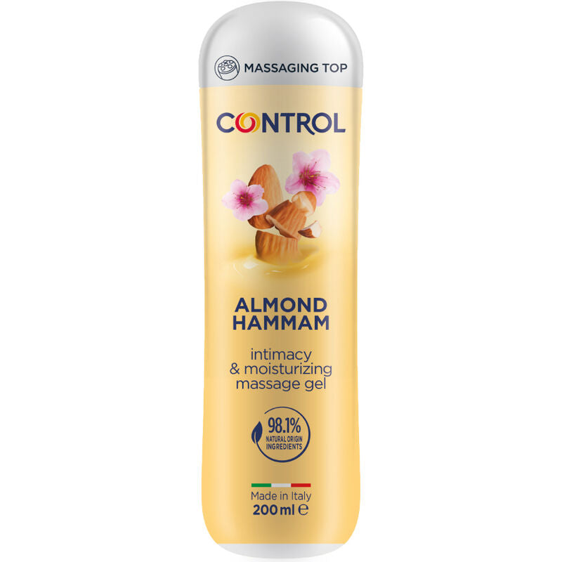 CONTROL - ALMOND HAMMAM MASSAGE GEL 3 IN 1 200 ML - NOCTURNA DESIRES