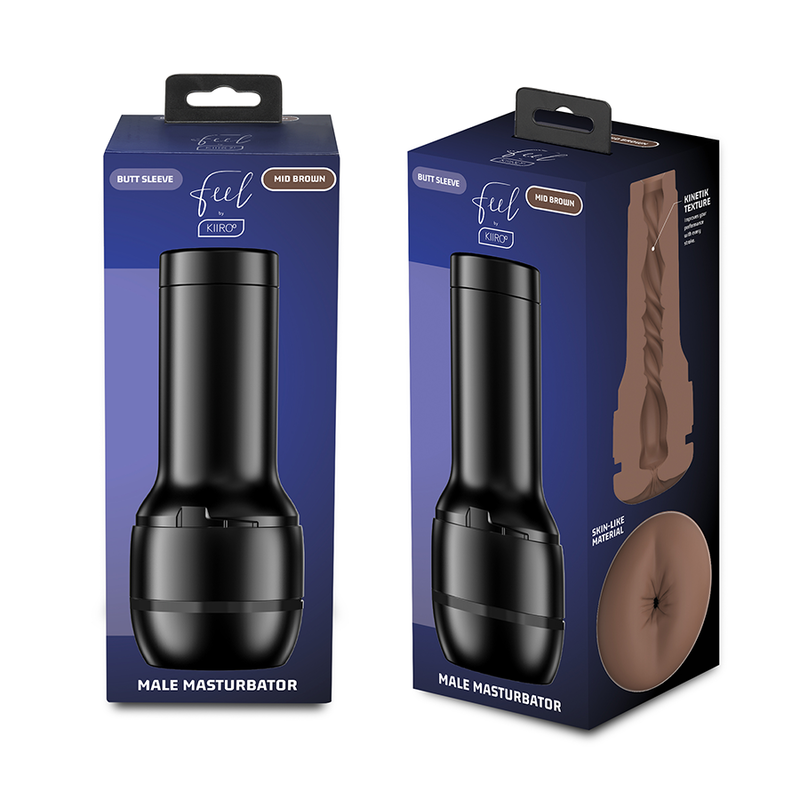 KIIROO - FEEL STROKER GENERIC BUTT MASTURBATOR - MID BROWN - NOCTURNA DESIRES