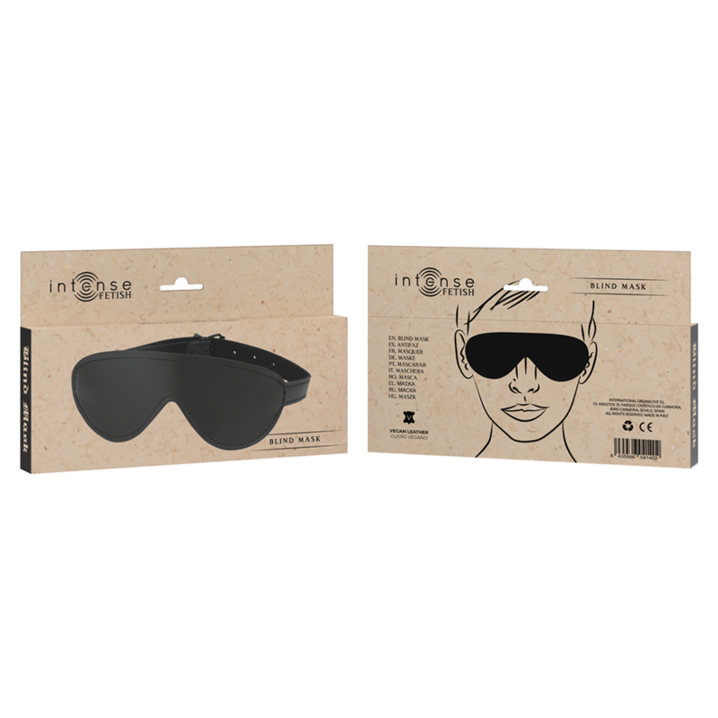 INTENSE - FETISH VEGAN BLIND MASK - NOCTURNA DESIRES