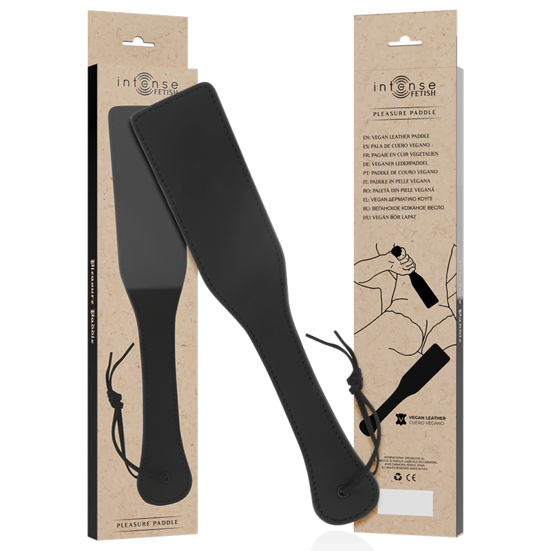 INTENSE - FETISH VEGAN LEATHER PADDLE - NOCTURNA DESIRES