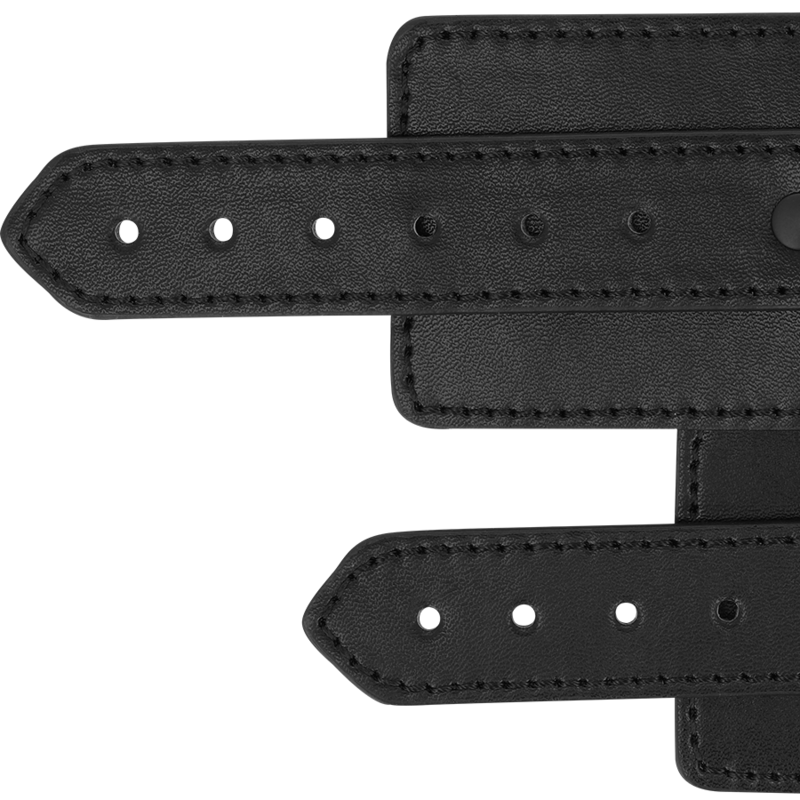 INTENSE - FETISH VEGAN LEATHER HANDCUFFS - NOCTURNA DESIRES