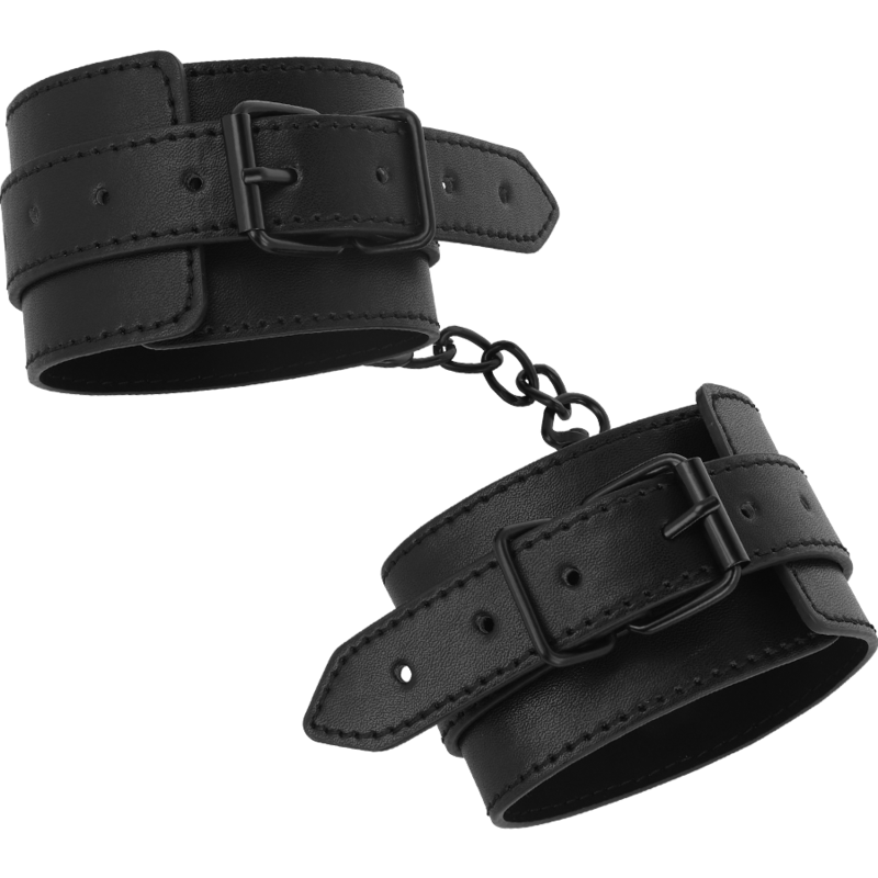 INTENSE - FETISH VEGAN LEATHER ANKLE CUFFS - NOCTURNA DESIRES
