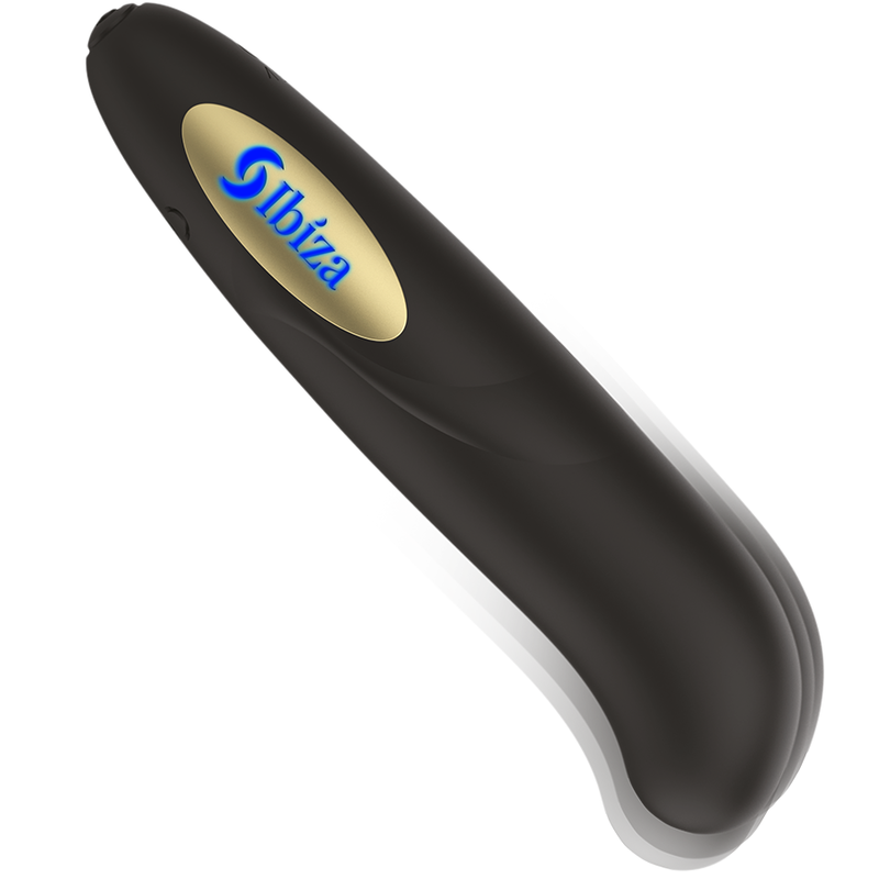 IBIZA - CLIT STIMULATOR USB CHARGER 10 VIBRATION MODES GOLDEN 13 X 2,9 - NOCTURNA DESIRES