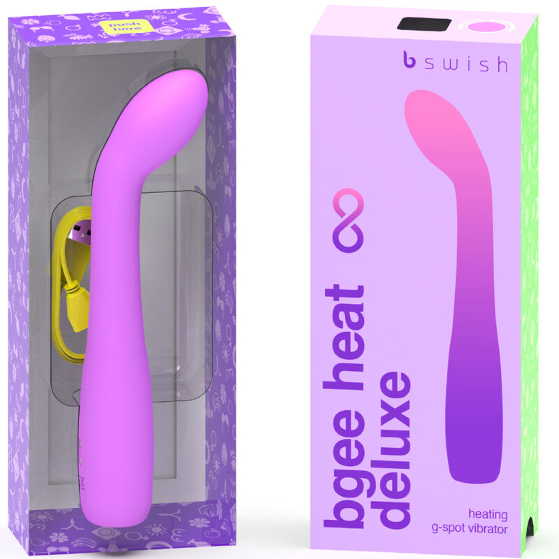 B SWISH - BGEE HEAT INFINITE DELUXE RECHARGEABLE VIBRATOR LAVENDER SILICONE - NOCTURNA DESIRES