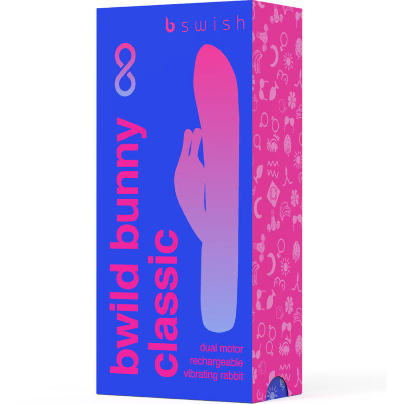 B SWISH - BWILD BUNNY INFINITE CLASSIC RECHARGEABLE VIBRATOR BLUE SILICONE - NOCTURNA DESIRES