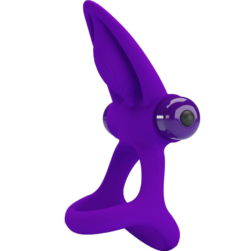 PRETTY LOVE - VIBRATOR RING 10 VIBRATIONS VIOLET SILICONE - NOCTURNA DESIRES