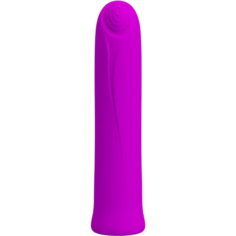 PRETTY LOVE - CURTIS MINI SUPER POWER VIBRATOR 12 VIOLET SILICONE VIBRATIONS - NOCTURNA DESIRES