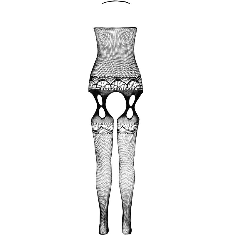 PASSION - ECO COLLECTION BODYSTOCKING ECO BS006 BLACK - NOCTURNA DESIRES