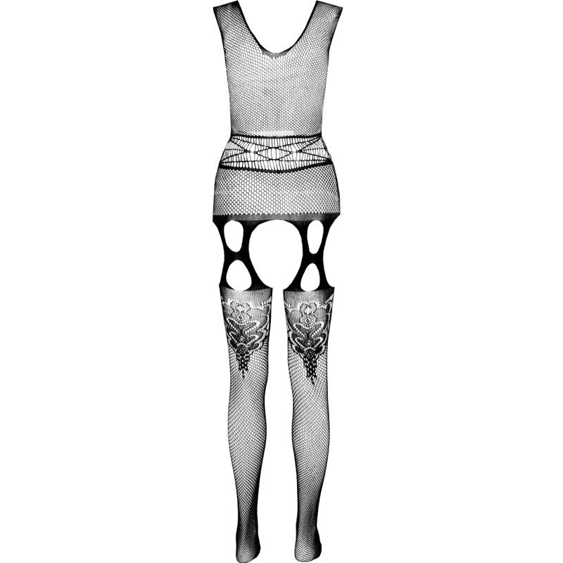 PASSION - ECO COLLECTION BODYSTOCKING ECO BS014 BLACK - NOCTURNA DESIRES