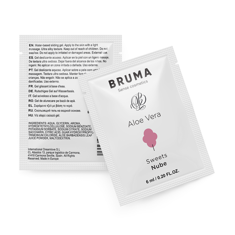 BRUMA - ALOE VERA SLIDING GEL SWEETS FLAVOR 6 ML - NOCTURNA DESIRES