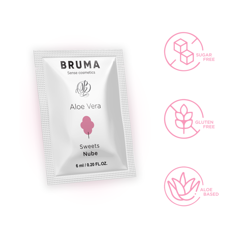 BRUMA - ALOE VERA SLIDING GEL SWEETS FLAVOR 6 ML - NOCTURNA DESIRES
