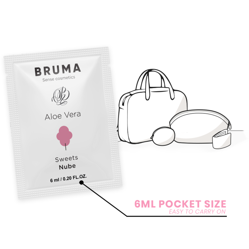 BRUMA - ALOE VERA SLIDING GEL SWEETS FLAVOR 6 ML - NOCTURNA DESIRES