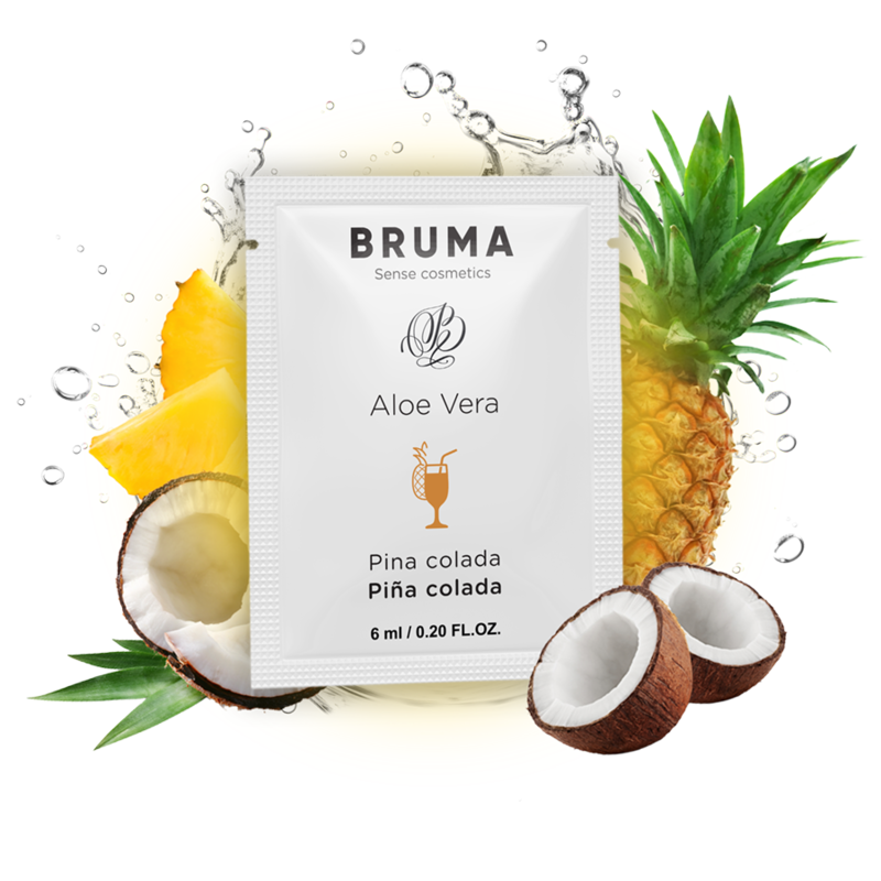 BRUMA - ALOE VERA SLIDING GEL PINA COLADA FLAVOR 6 ML - NOCTURNA DESIRES