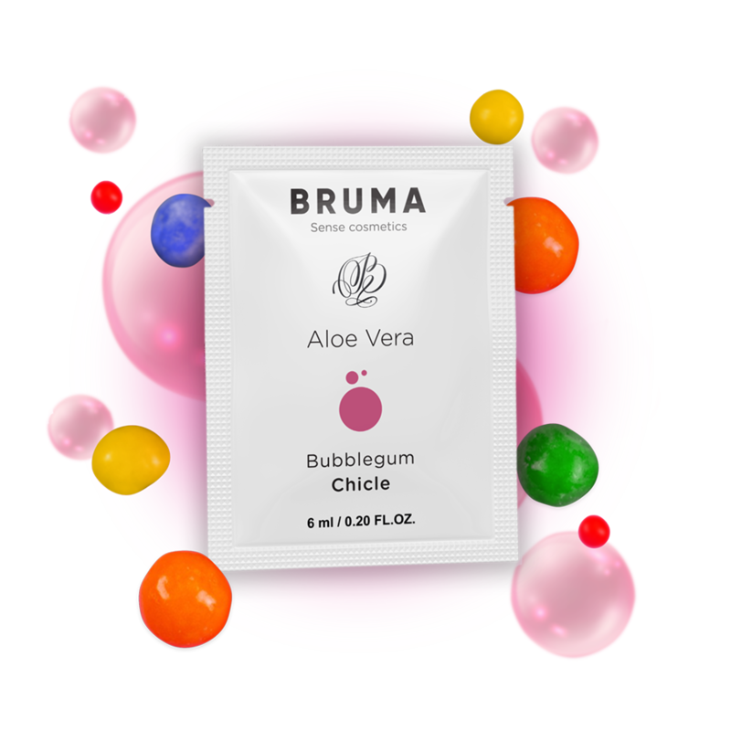 BRUMA - ALOE VERA SLIDING GEL BUBBLEGUM FLAVOR 6 ML - NOCTURNA DESIRES