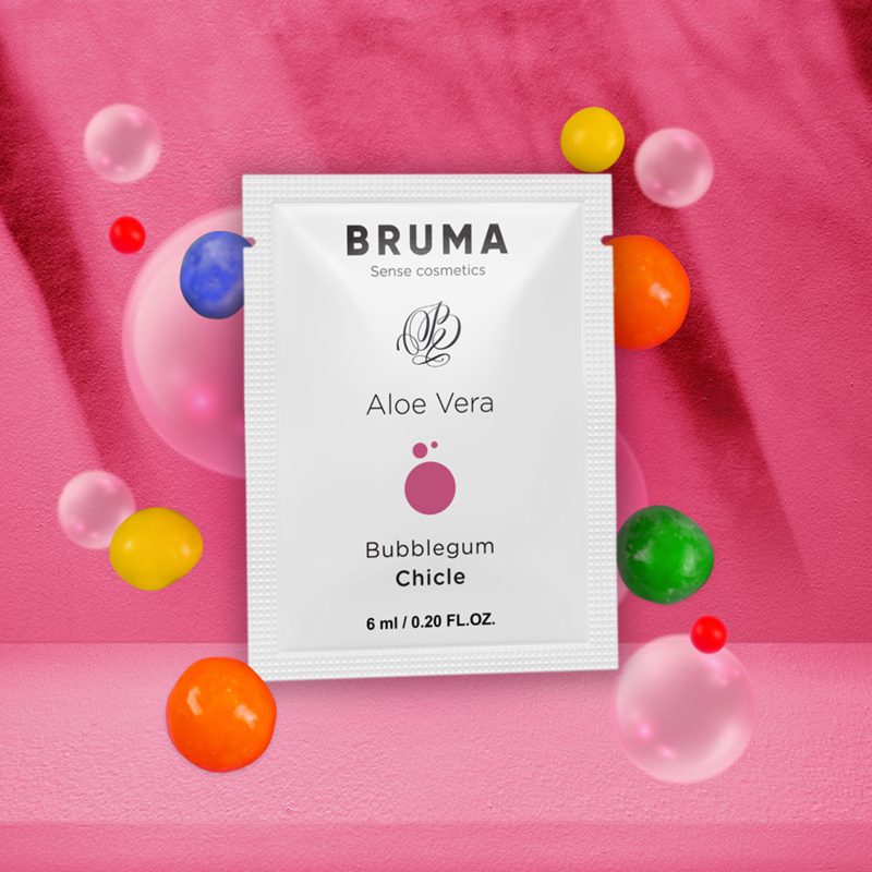 BRUMA - ALOE VERA SLIDING GEL BUBBLEGUM FLAVOR 6 ML - NOCTURNA DESIRES