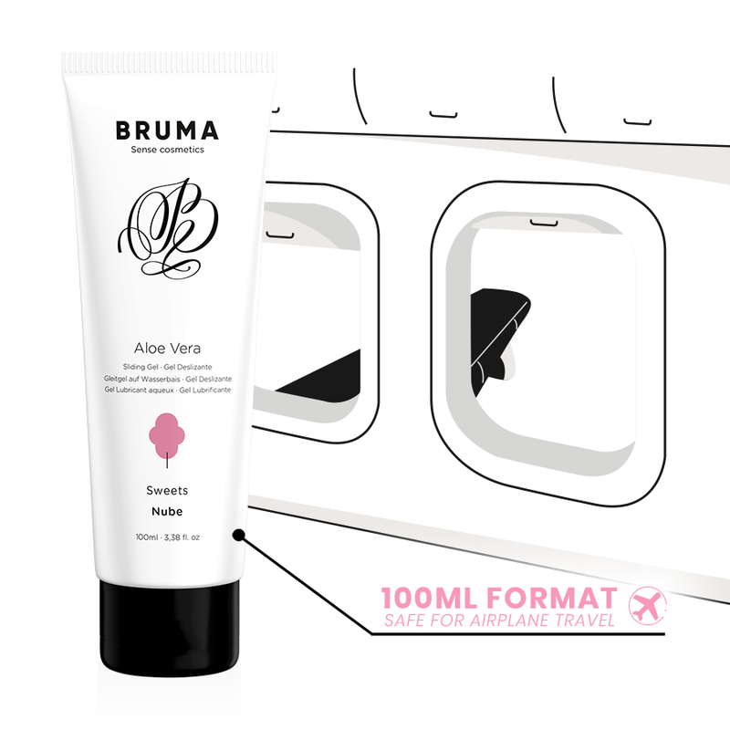 BRUMA - ALOE VERA SLIDING GEL SWEETS FLAVOR 100 ML - NOCTURNA DESIRES