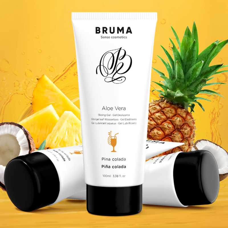 BRUMA - ALOE VERA SLIDING GEL PINA COLADA FLAVOR 100 ML - NOCTURNA DESIRES