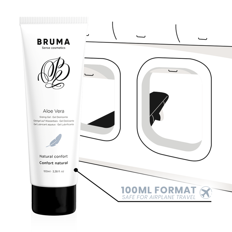 BRUMA - ALOE VERA SLIDING GEL NATURAL CONFORT 100 ML - NOCTURNA DESIRES