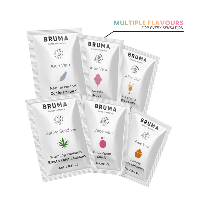 BRUMA - ALOE VERA SLIDING GEL PINA COLADA FLAVOR 6 ML - NOCTURNA DESIRES