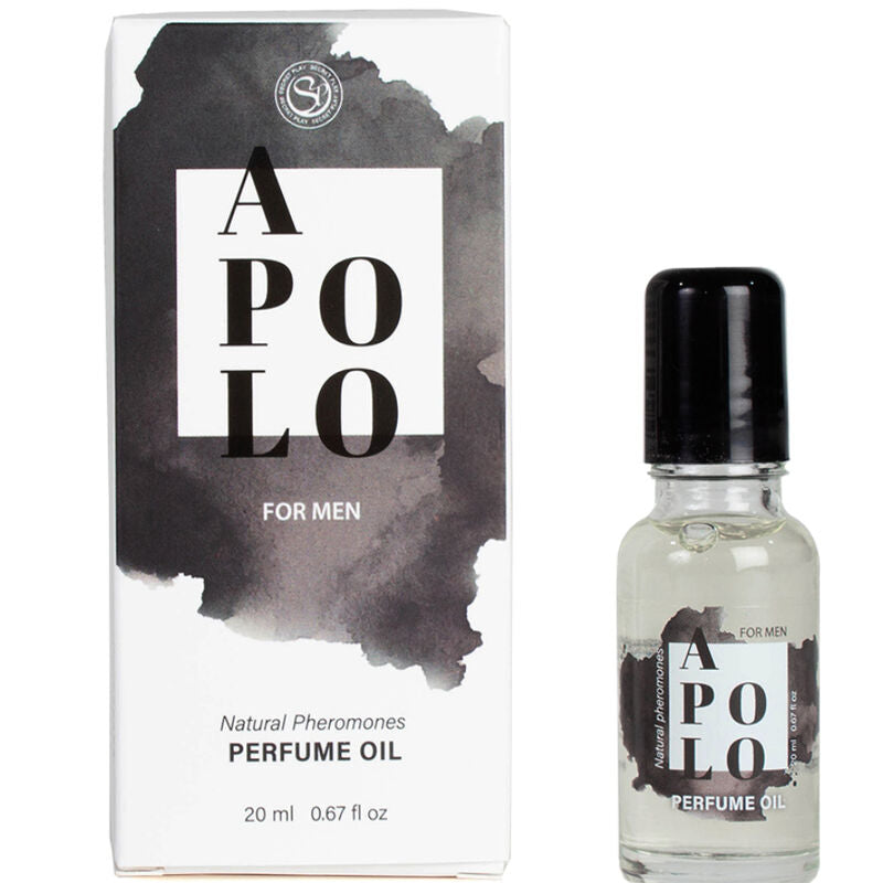 SECRETPLAY - APOLO PERFUME IN OIL PHEROMONES FOR MEN 20 ML - NOCTURNA DESIRES