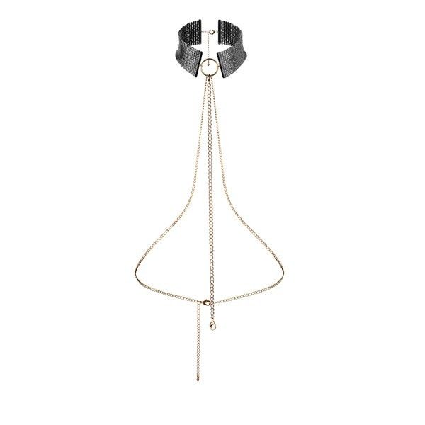 BIJOUX - DÉSIR MÉTALLIQUE BLACK METALLIC NECKLACE BIJOUX DESIRE METALLIQUE  NOCTURNA DESIRES