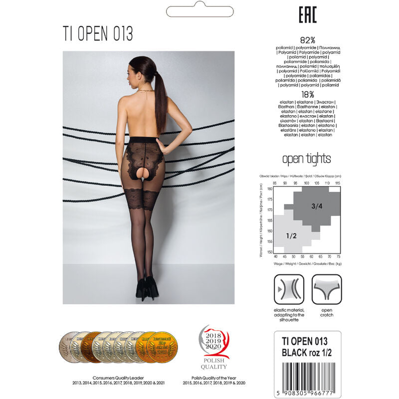 PASSION - TIOPEN 013 BLACK TIGHTS 3/4 20/40 DEN - NOCTURNA DESIRES