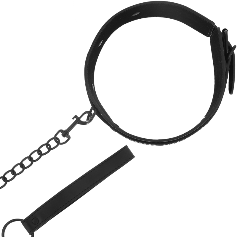 INTENSE - FETISH VEGAN LEATHER COLLAR - NOCTURNA DESIRES