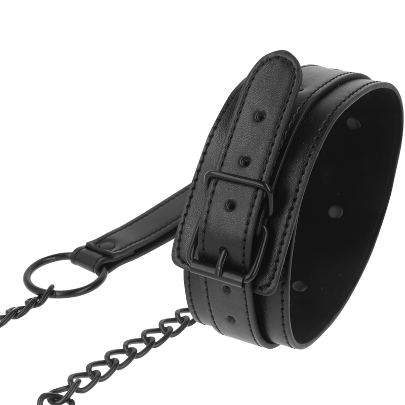 INTENSE - FETISH VEGAN LEATHER COLLAR - NOCTURNA DESIRES
